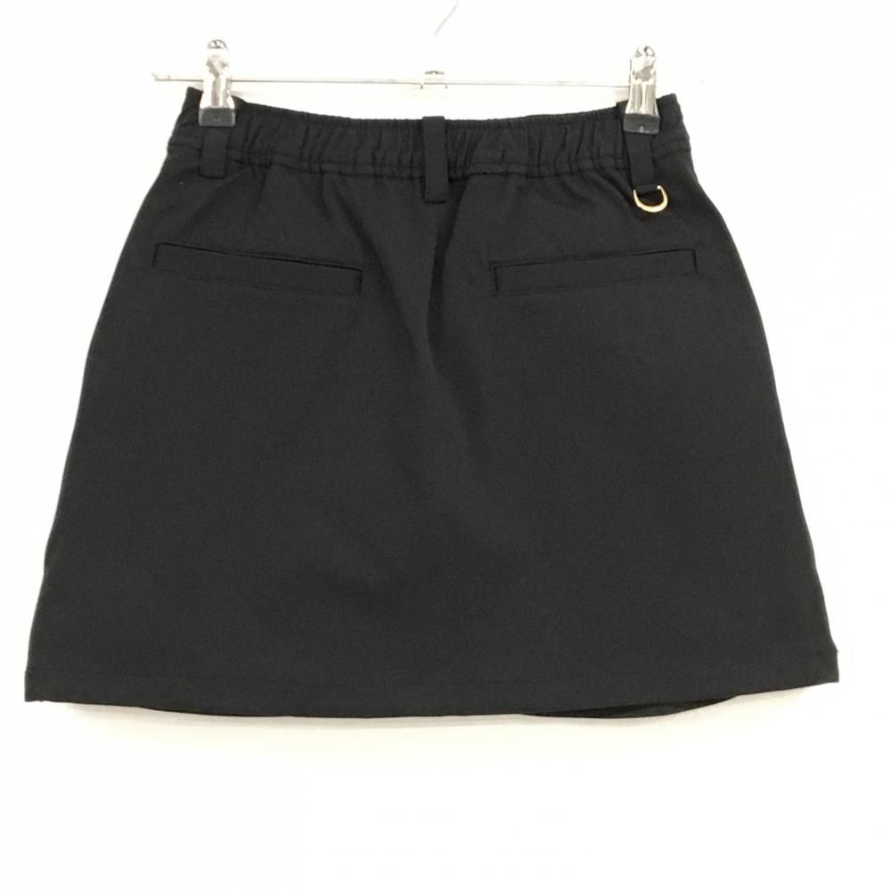 超 V12ヴィトゥエルヴ ダウンスカート 黒×白 前面ダウン 内側インナーパンツ レディース 0 S ゴルフウェア モデル V12