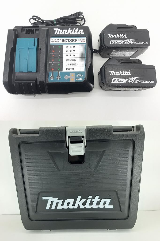 s24t-0198n【中古】makita マキタ 充電式インパクトドライバ TD173DRGXO 18V 6.0Ah オリーブ 純正品 コードレス -  メルカリ