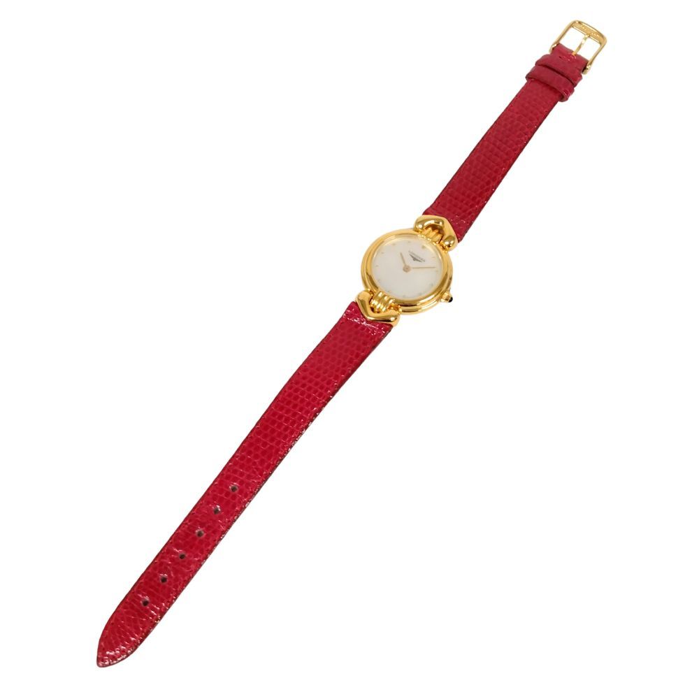 739 ロンジン　L6.122.2 シェル　ラウンド　腕時計　美品 LONGINES ロンジン L6.122.2 シェル文字盤 クォーツ レディース 腕時計