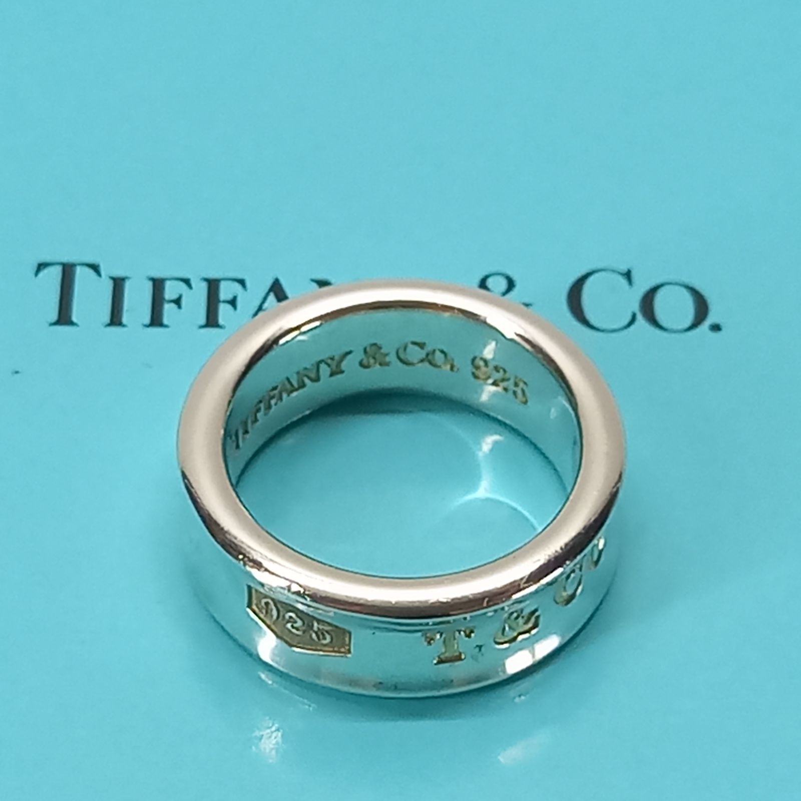 TIFFANY ティファニー 1837ナローリングシルバー925 約10号 10号 7mm 1837 ナロー リング 925シルバー TIFFANY＆Co