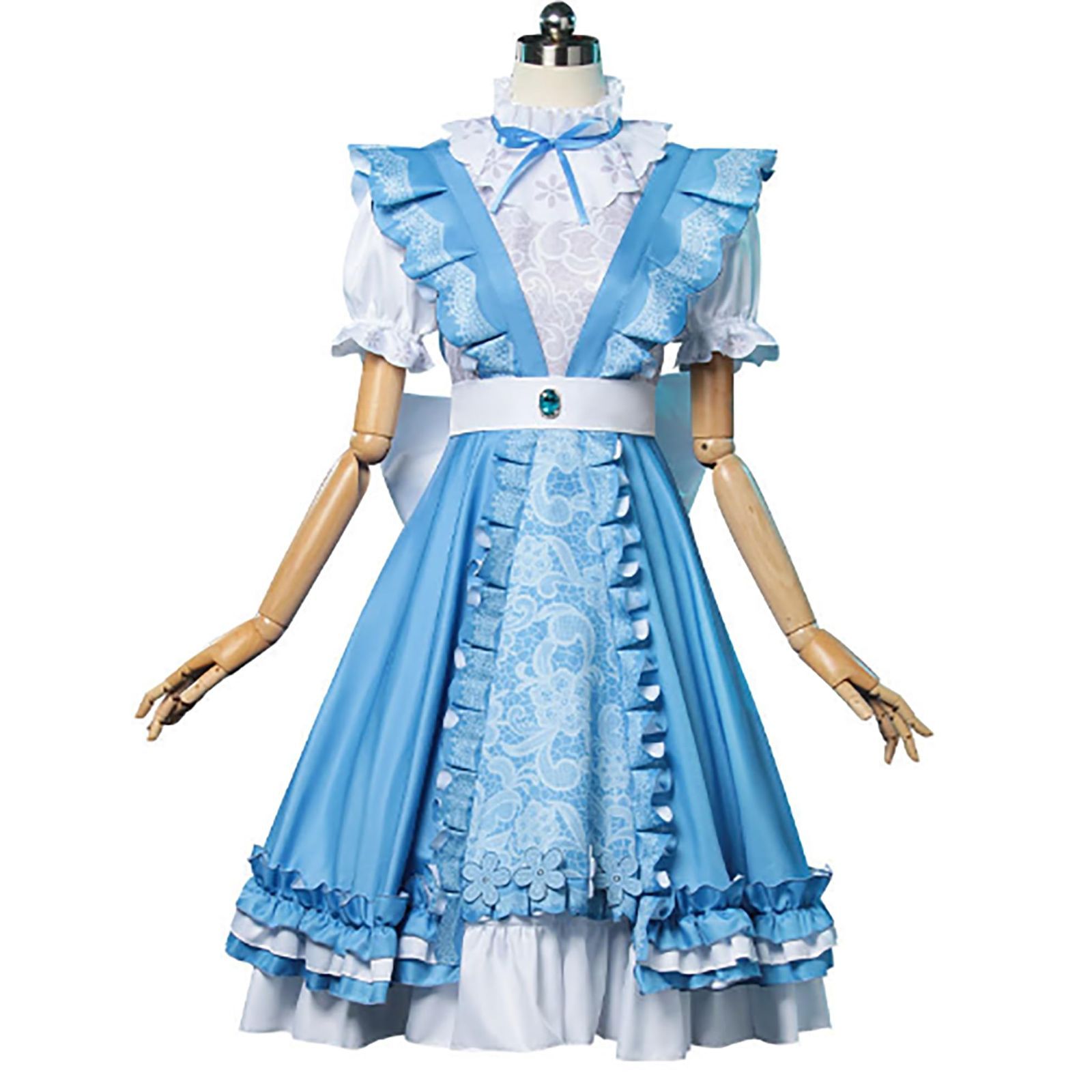 夕方 第五人格 記者 アリス デロス 夢の世界のアリス 演繹の星 コスプレ衣装 ウイッグ 付き コスチューム コスチューム ハロウィン クリ ハロウィン