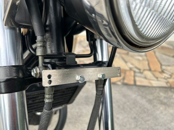 ゼファー400/χ/750 カワサキ純正 三又エンブレム 取付セット フォーク