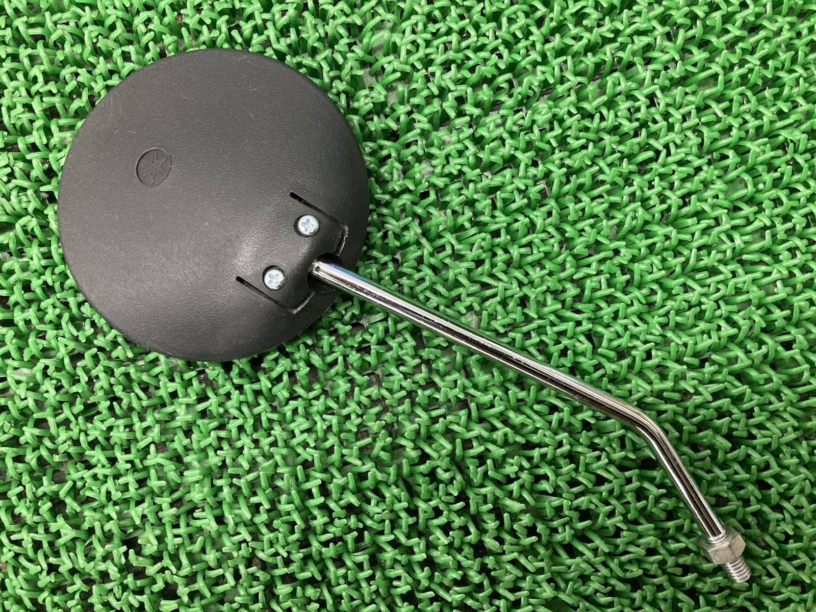 ジョグ ミラー 右 ヤマハ 純正 バイク 部品 27V 逆8mm 初期型 当時物 音叉マーク コンディション良好 車検 Genuine gF