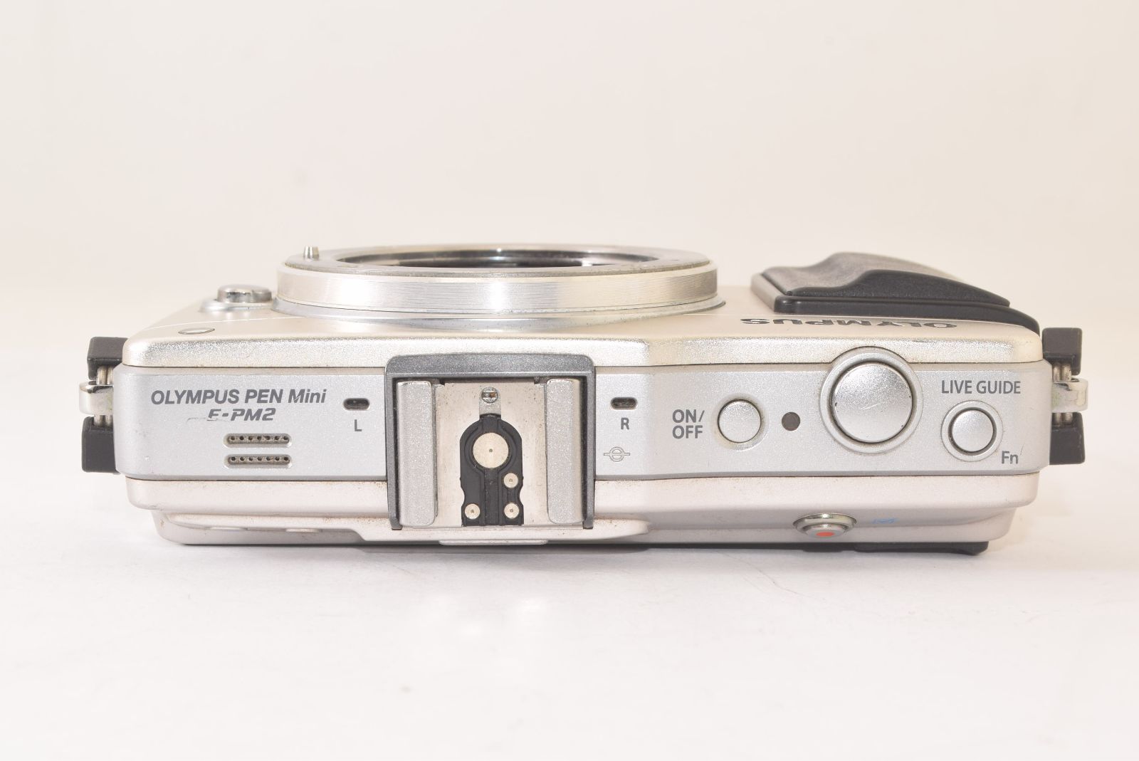  OLYMPUS オリンパス PEN Mini E PM 2 ボディ シルバー ショット数4428回 ミラーレス一眼カメラ ミラーレス一眼 デジタルカメラ