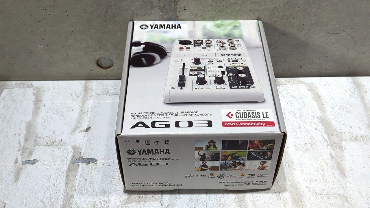 ★状態良好美品★ YAMAHA ヤマハ ウェブキャスティングミキサー オーディオインターフェース 3チャンネル AG03 ☆★