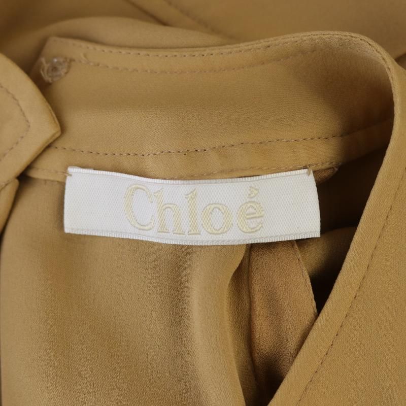 Chloé クロエ シフォンドレス 34 新品タグ付 シルク100% Chloé クロエ