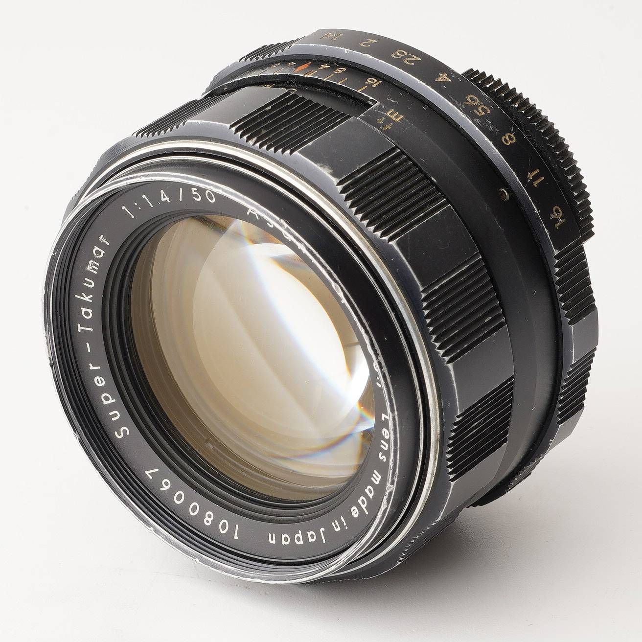 スーパータクマー50F1.4 初期8枚玉 Super-Takumar 50mm F1.4 前期型 〈8
