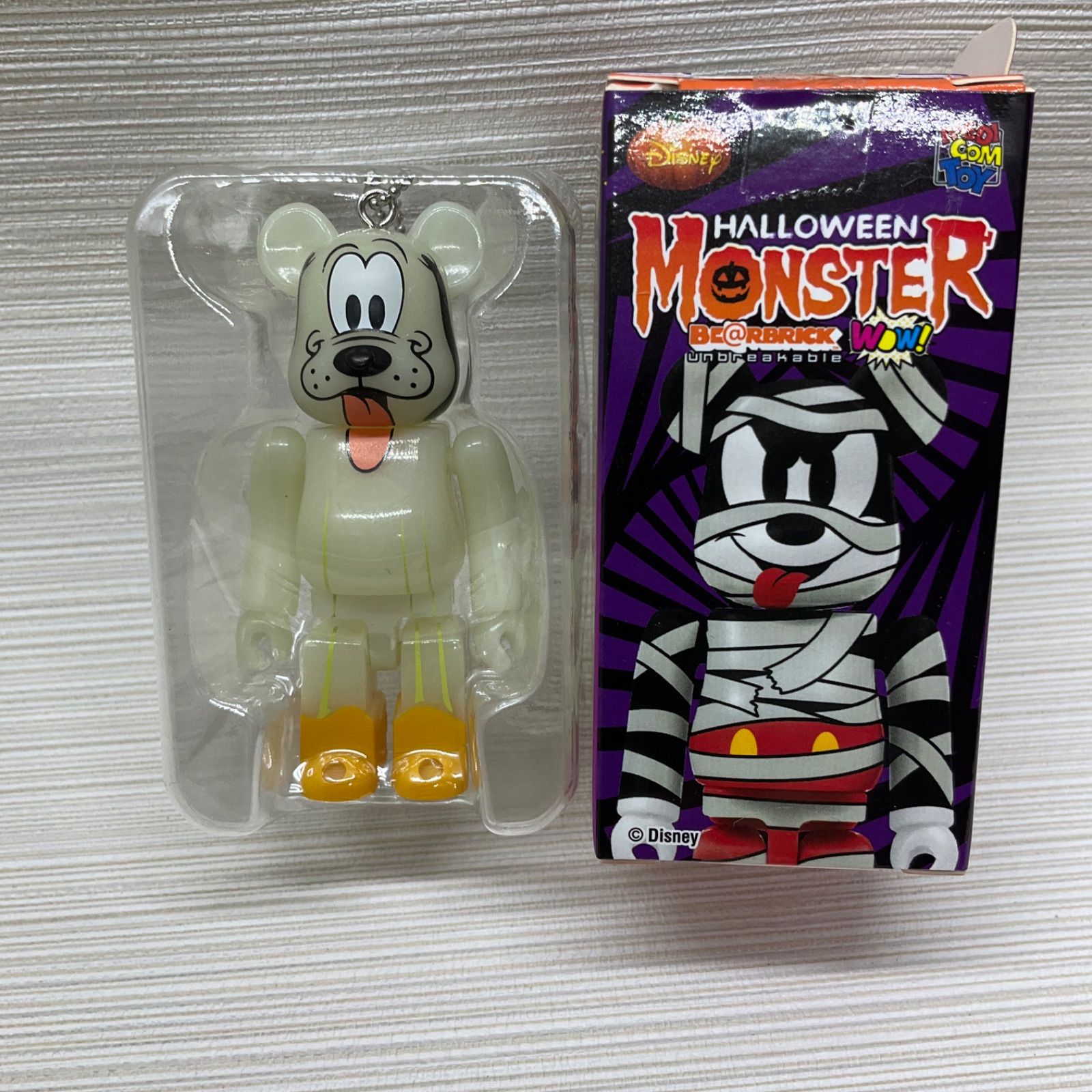 内ブリスター未開封品 MEDICOMTOY ベアブリック プルート 蓄光ver 