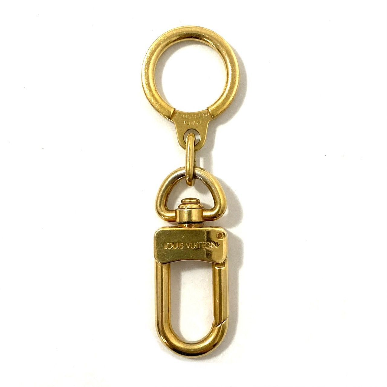 LOUIS VUITTON】アノ クレ キーホルダー キーリング ゴールド/金