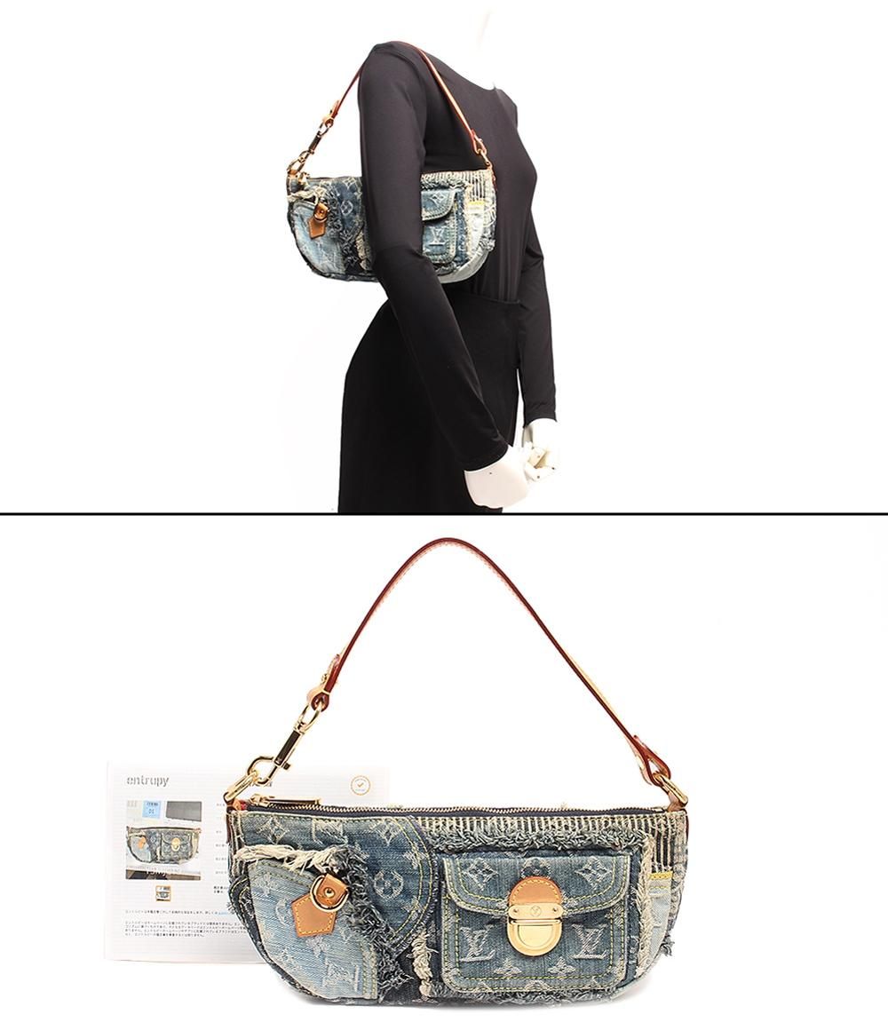 ルイ・ヴィトン ショルダーバッグ ゴールド金具 パウチィ モノグラム  