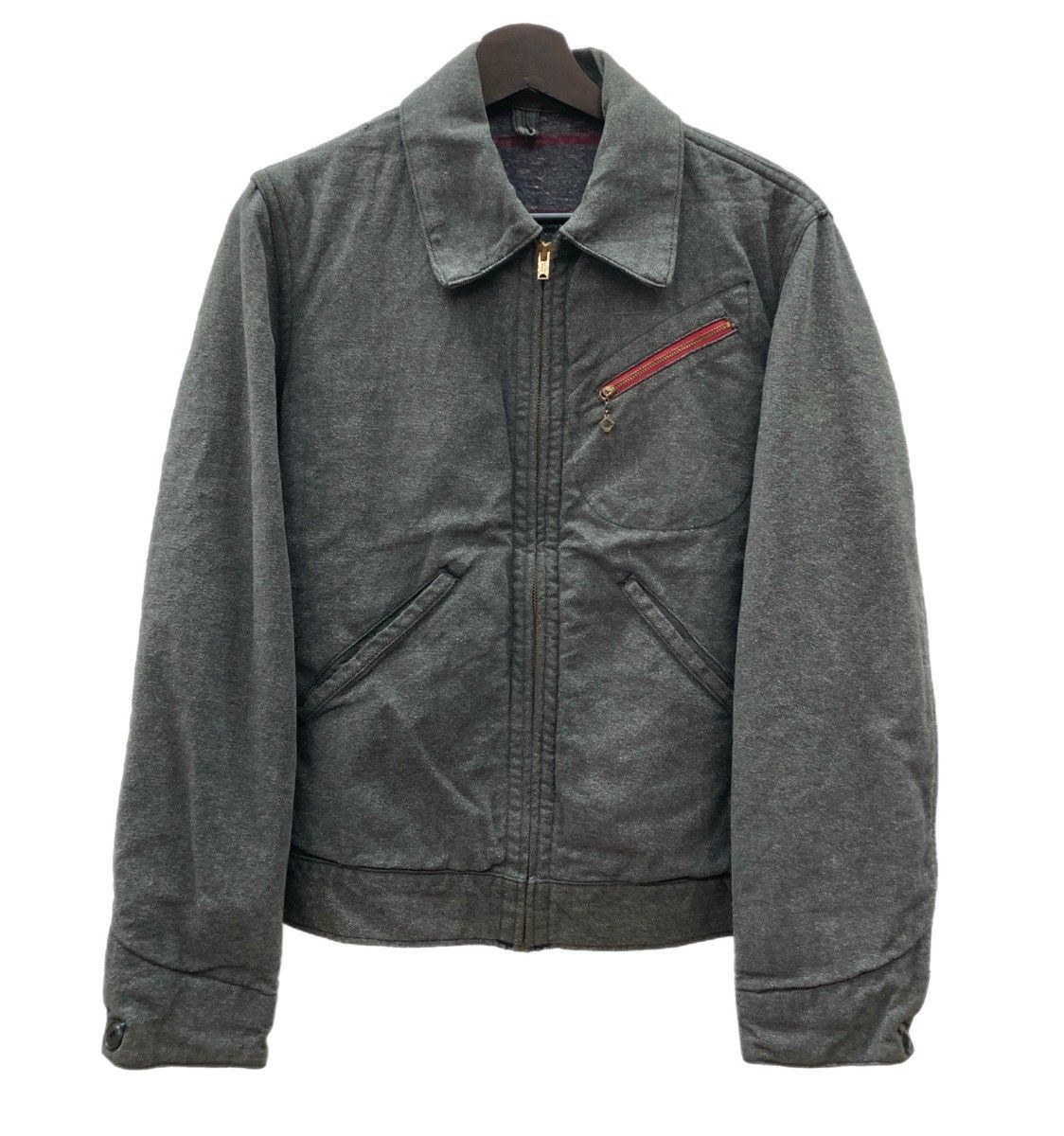 ヴィンテージ vintage 50's 50年代 Black Chambray Work Jacket 黒