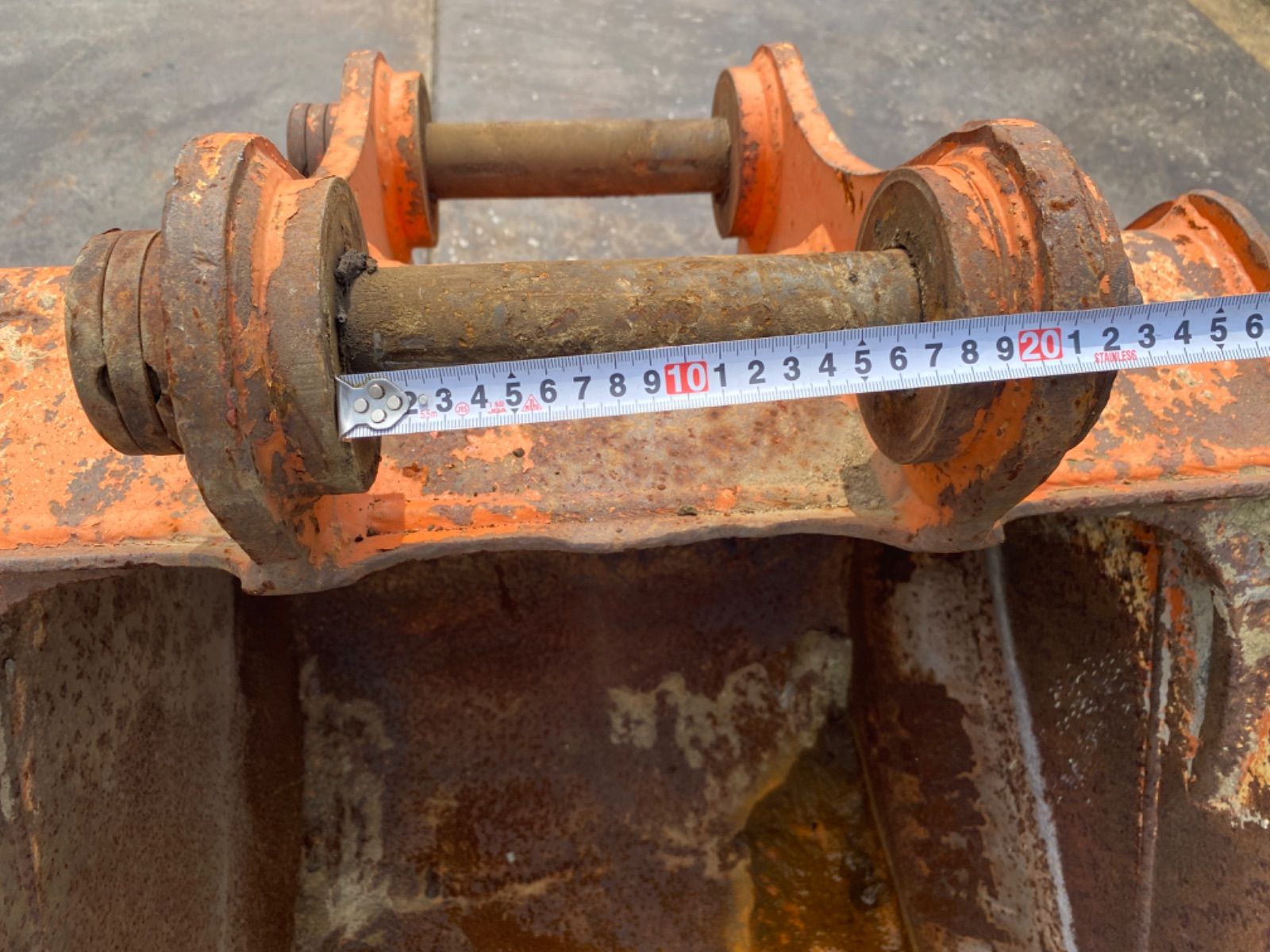 0.25クラス 中古バケット アタッチメント ユンボ ピン径50mm 幅630mm  