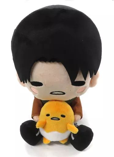 進撃の巨人 ぐでたま ぬいぐるみ リヴァイ リヴァイ 進撃の巨人 ぐでたま サンリオ ぬいぐるみ - メルカリ