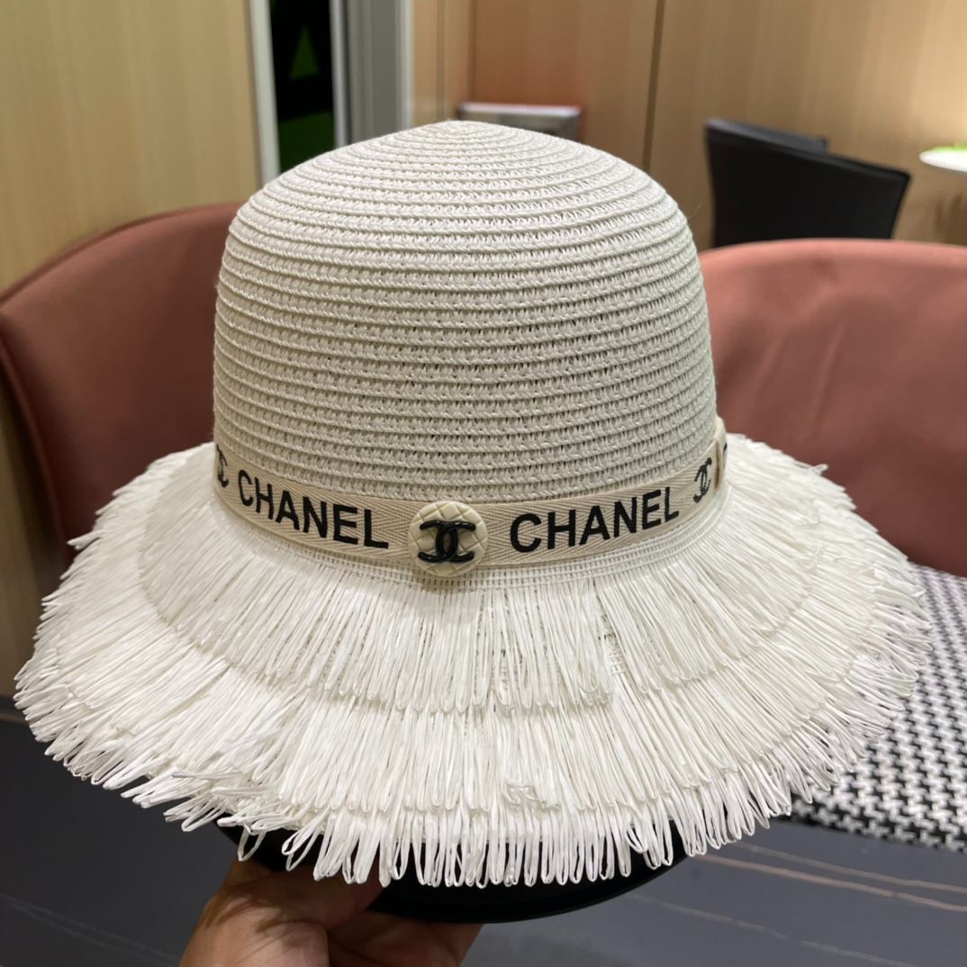 CHANEL 麦わら帽子 今日特価】CHANEL 2025 新 麦わら リゾート帽-3 - メルカリ