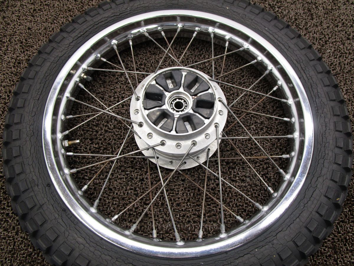 KE125 タカサゴ リアホイール ブレーキドラム □A6120 K1 カワサキ K1E キャブ車