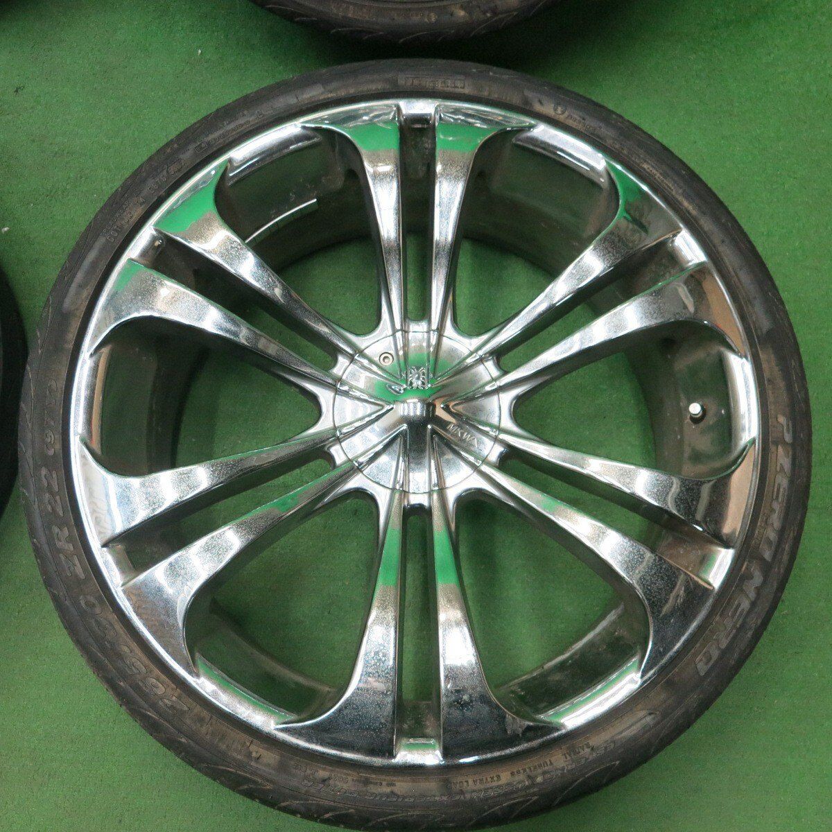 送料無料* 4本価格☆MKW MK-12 265/30R22 ピレリ PZERO NERO P