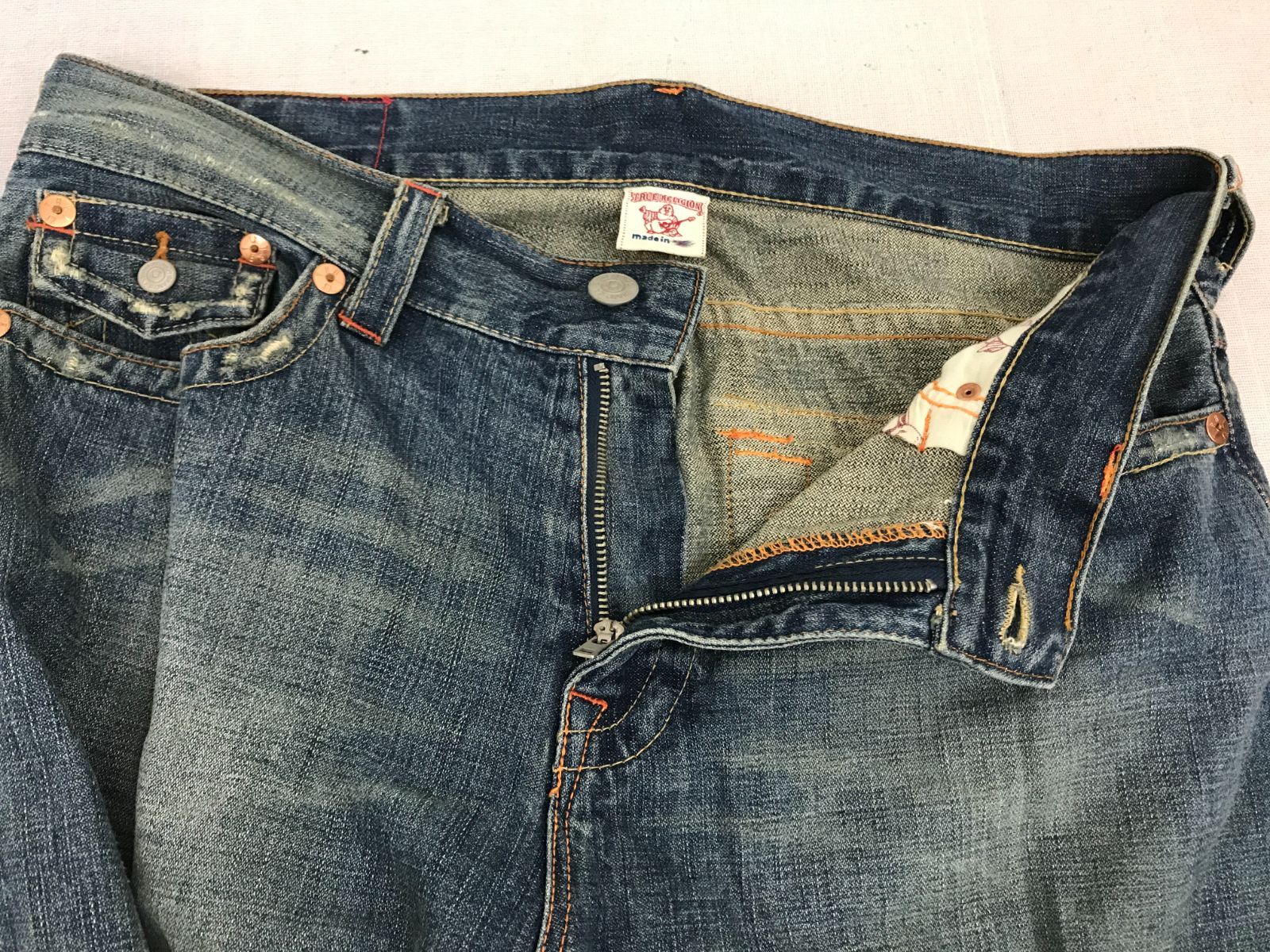 TRUE RELIGION JOEY SUPER T フレアデニムパンツ y2k y2k❤️ TRUE