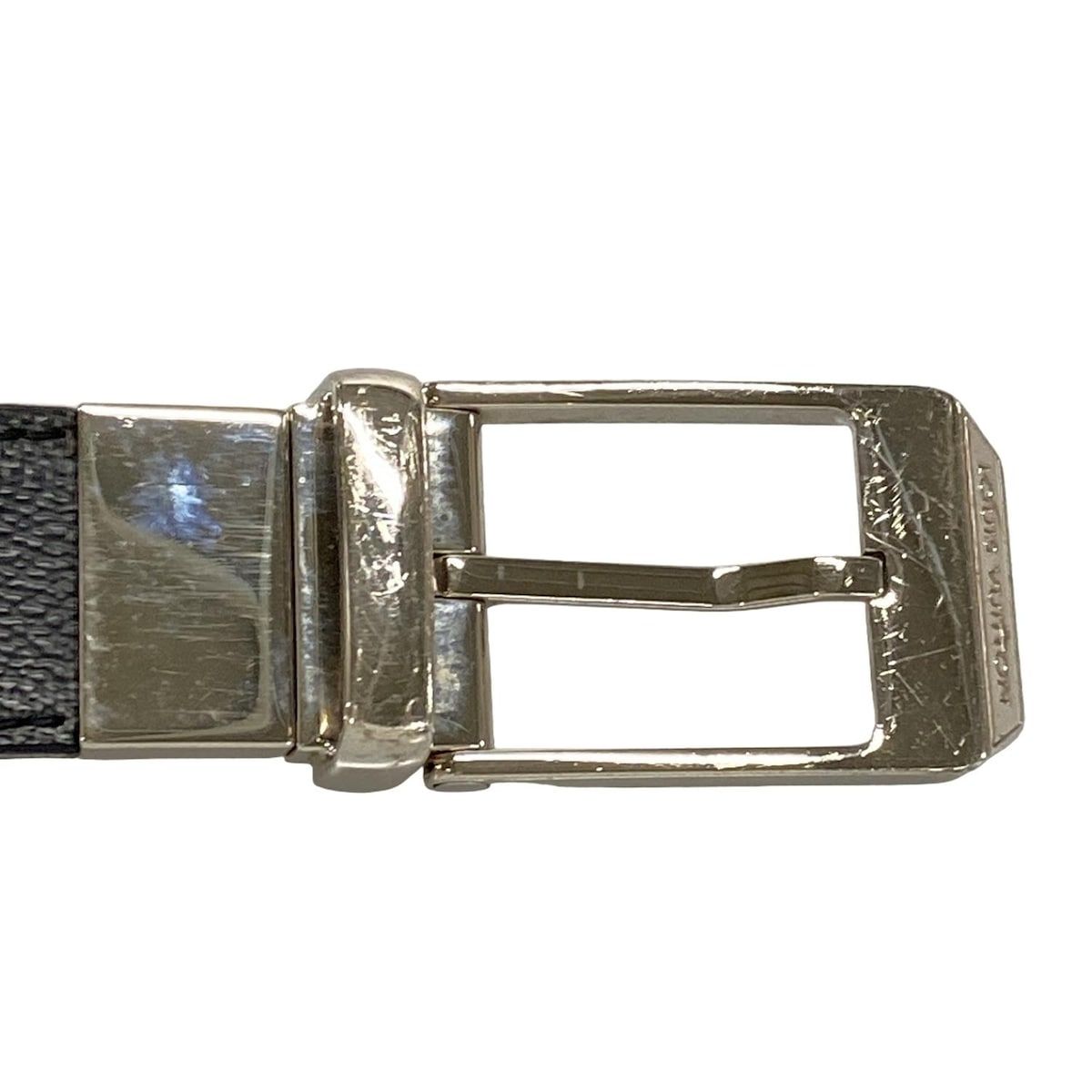 良品 ルイヴィトン ダミエ グラフィット サンチュール シルバー 金具 ベルト LOUIS VUITTON(ルイヴィトン) ベルト ダミエグラフィット サン