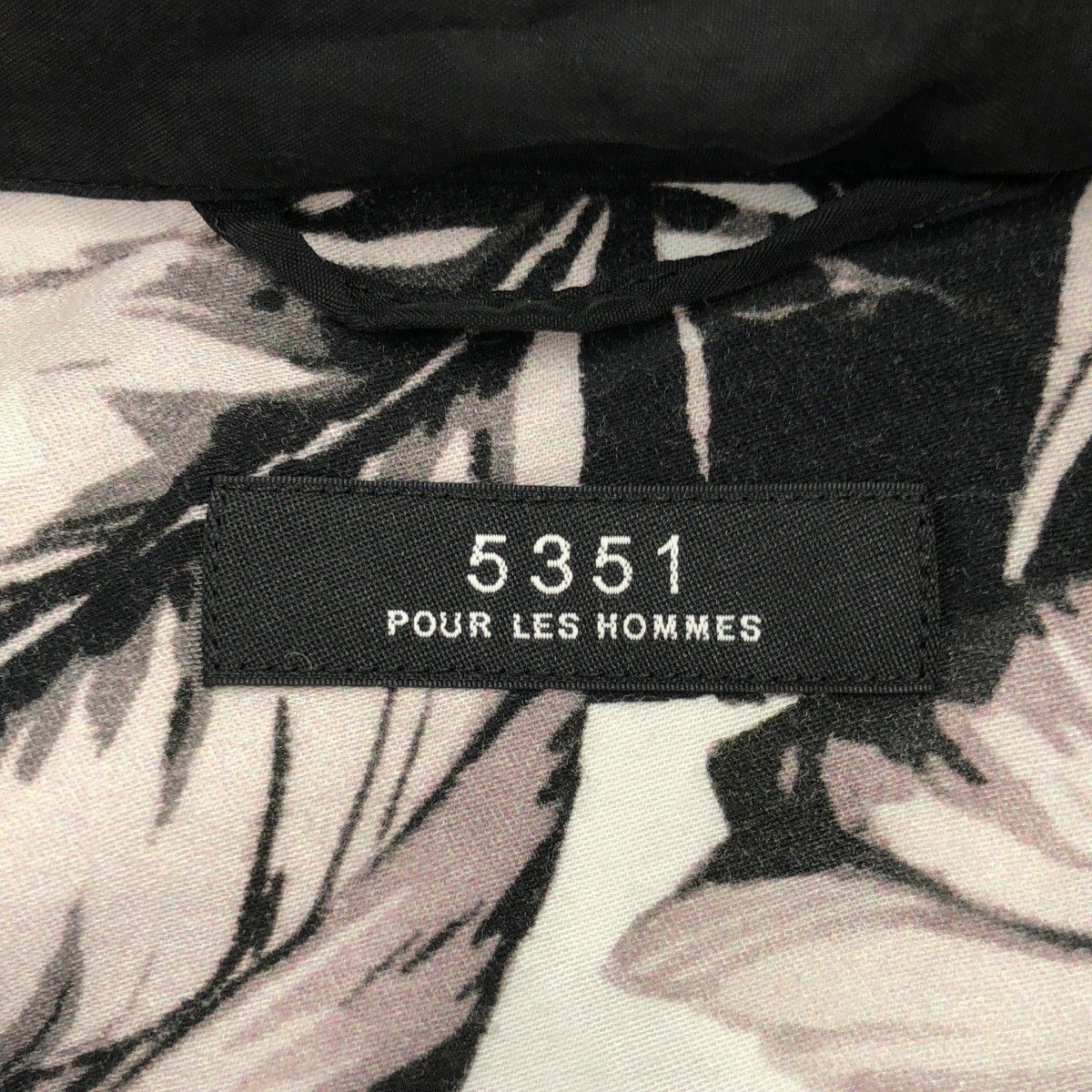 5351 POUR LES HOMMES 5351プール オム ショートスリーブシャツ 0236