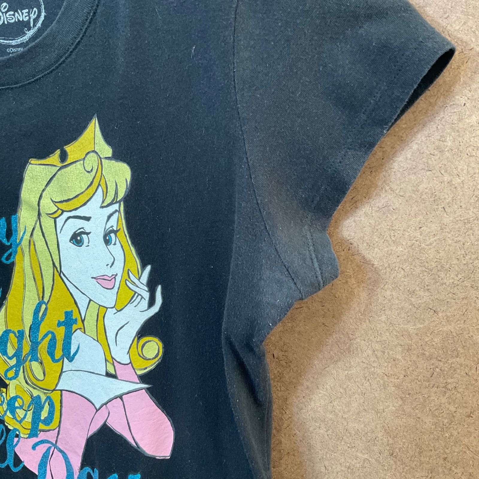 US古着 オーロラ姫 眠れる森の美女ディズニー ビッグサイズ半袖tシャツ黒XL - メルカリ