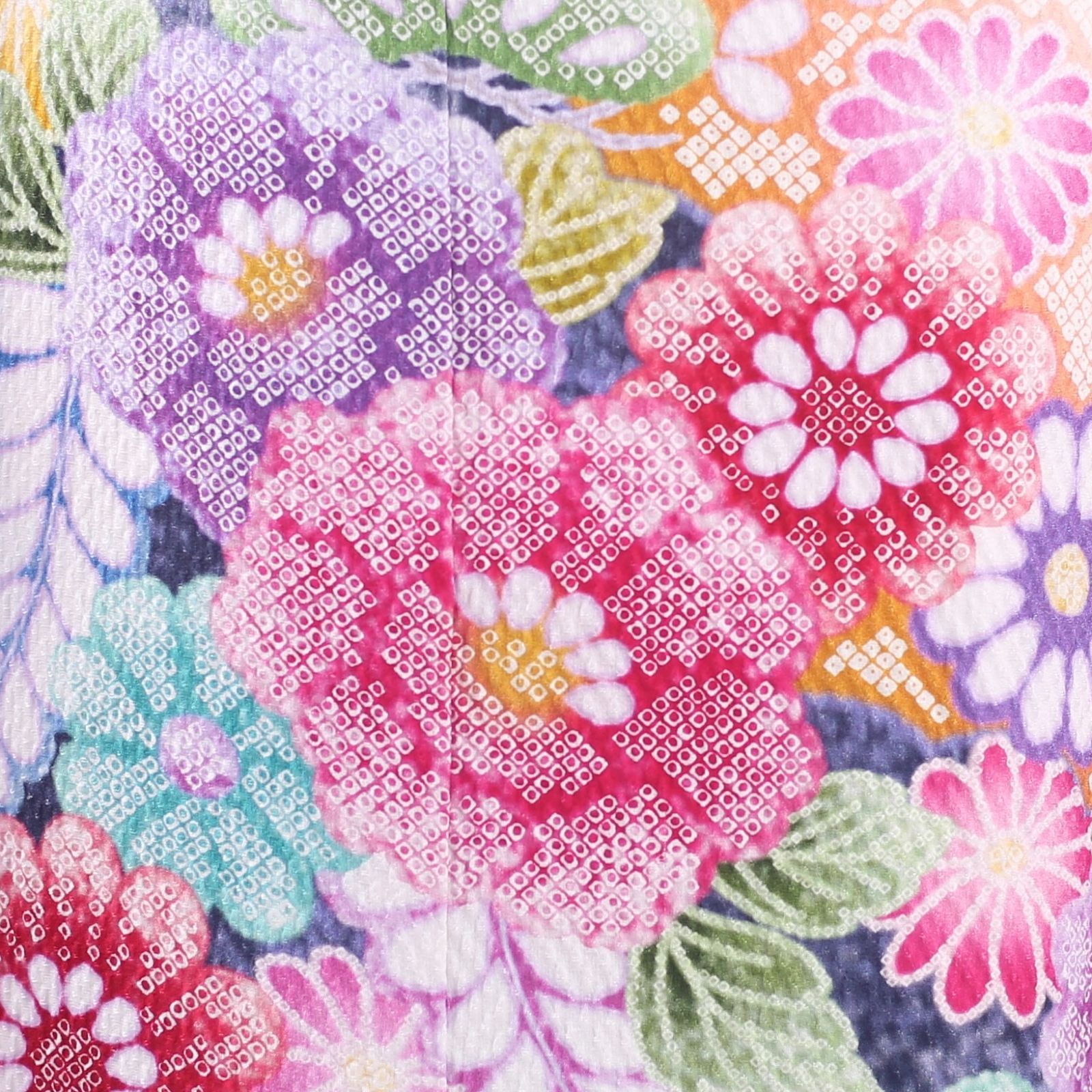 振袖フルセット 振袖セット 振袖 L~LLサイズ 白×絞り調 成人式 着物 晴れ着 7点フルセット F-235