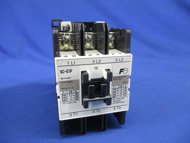 電磁接触器 サーマルリレー 200-220V SC-E1P-200V