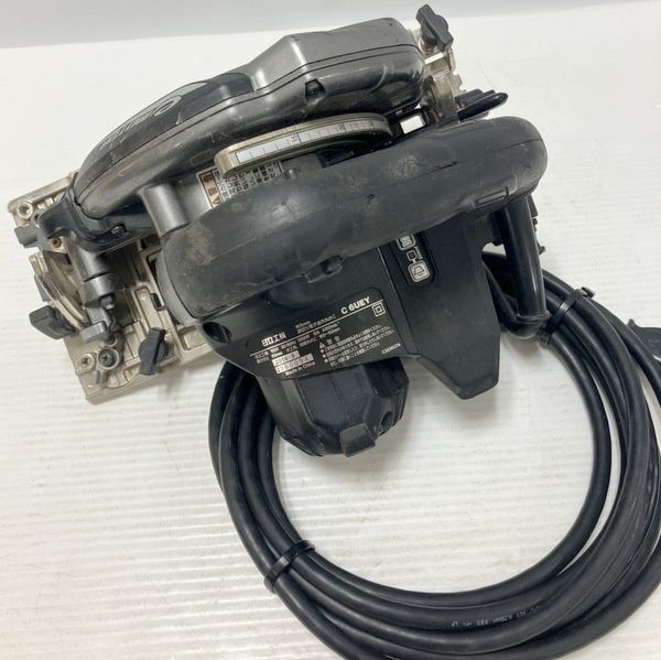 HITACHI 日立工機 165mm 深切り電子造作丸のこ C6UEY ストロングブラック 黒 単相100V 電気 電動 マルノコ ハイコーキ ≡DT6680