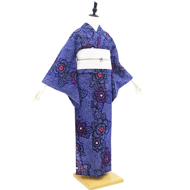 未使用☆本場有松絞り☆誂え浴衣☆藍色☆身丈166☆裄丈66☆匿名発送 新古品】 夏物 本場有松鳴海絞り 浴衣 未使用 有松 ゆかた 絞り