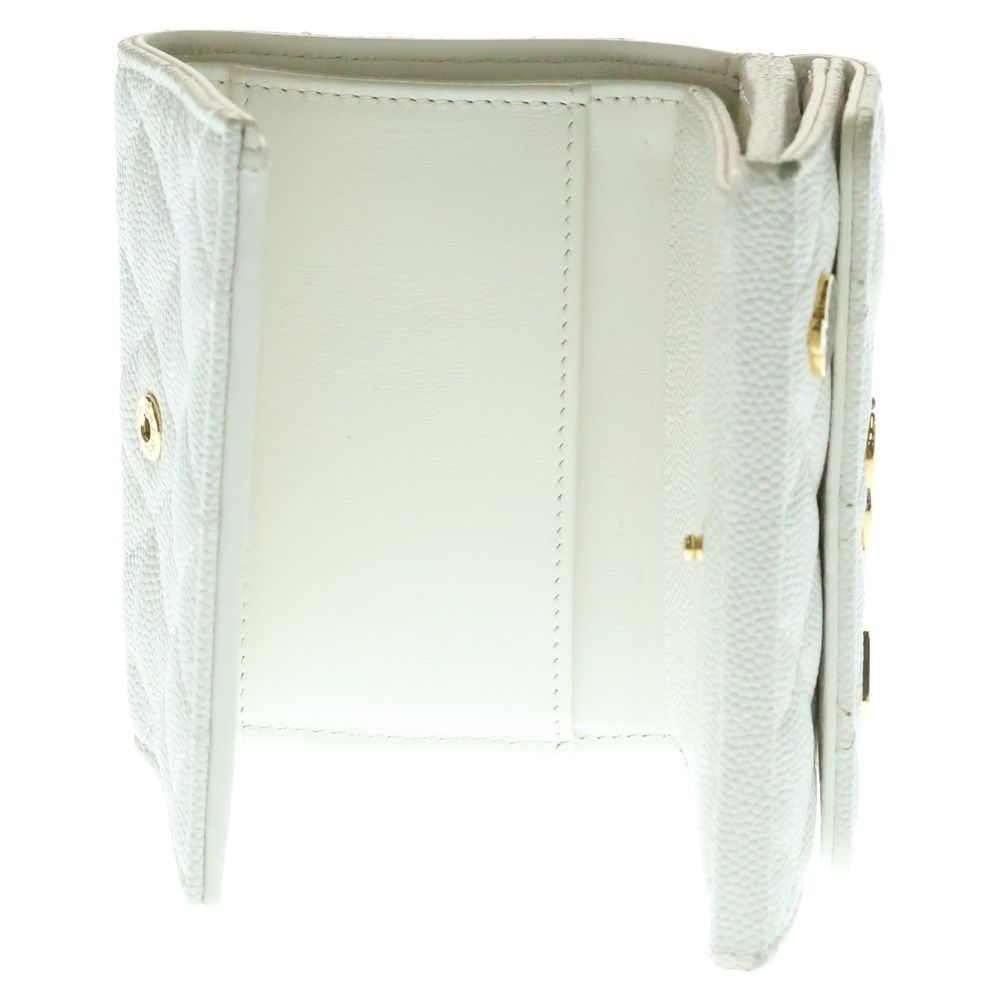 CHANEL (シャネル) マトラッセ スモール フラップウォレット 三つ折り  