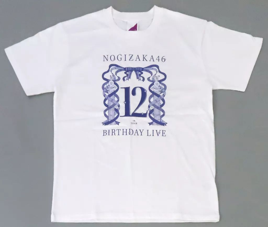 中古】Tシャツ 乃木坂46 Tシャツ ホワイト Sサイズ 「乃木坂46 12th