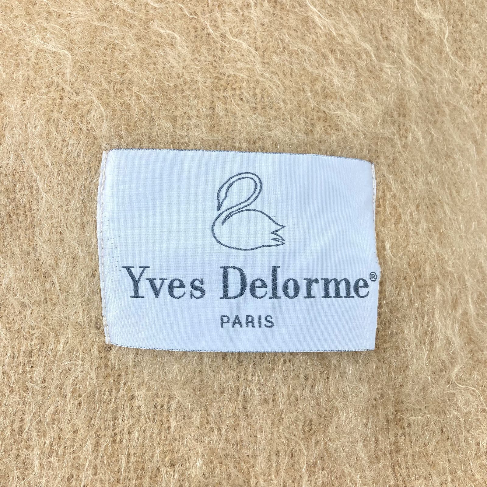 Yves Delorme PARIS イヴドローム モヘヤ ブランケット 毛布 ひざ掛け 管理番号284