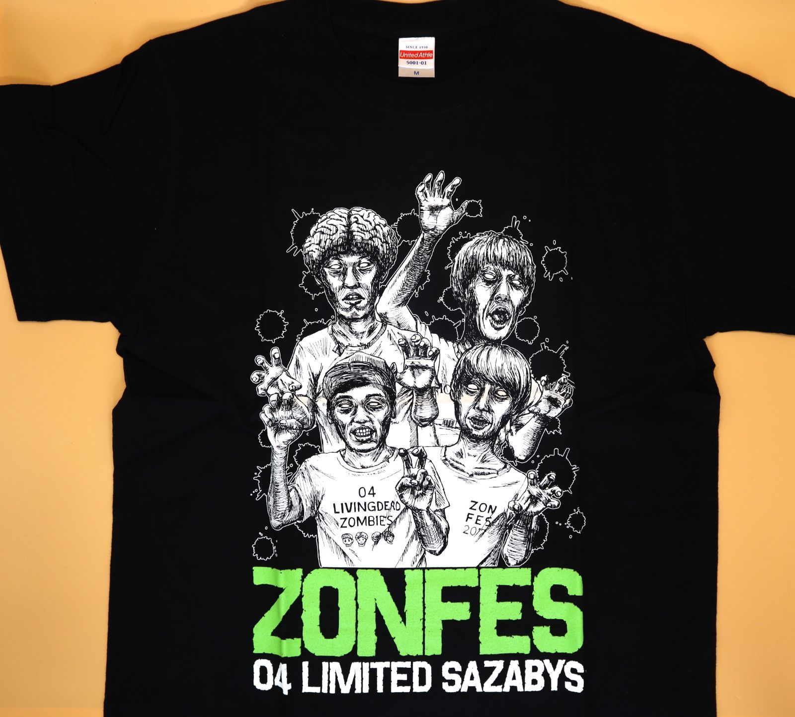 新品未使用 「04 Limited Sazabys 2017 YONFES VV期間限定 ZONFES TEE