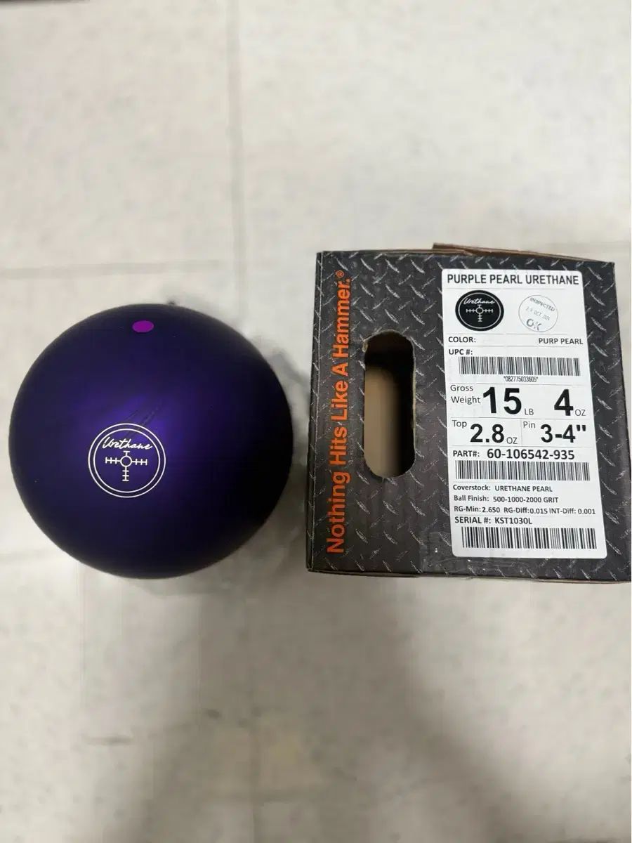 HAMMER パープルパールウレタン 美品】ハンマー パープルパール