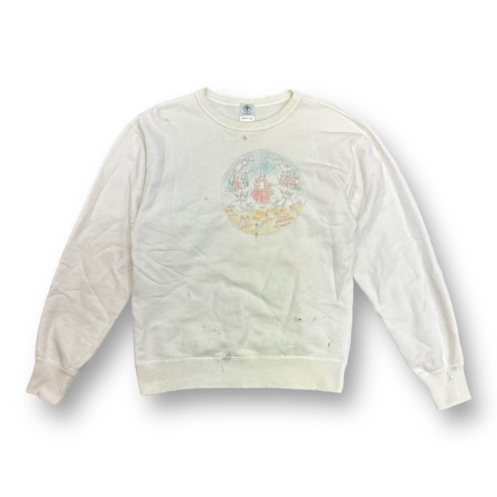 SAINT MICHAEL SM-S21-0000-013 / CREW SWEAT SHIRT グラフィック プリント クルーネック スウェット  セントマイケル M 66780A - メルカリ