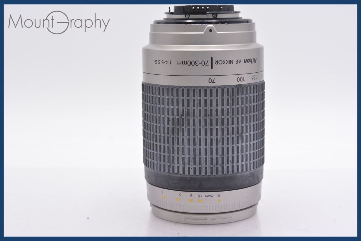  上 ニコン Nikon AF NIKKOR 70-300 mm F 4-5.6 G 前後キャップ-レンズフィルター付 同梱可 am 223 その他 カメラ