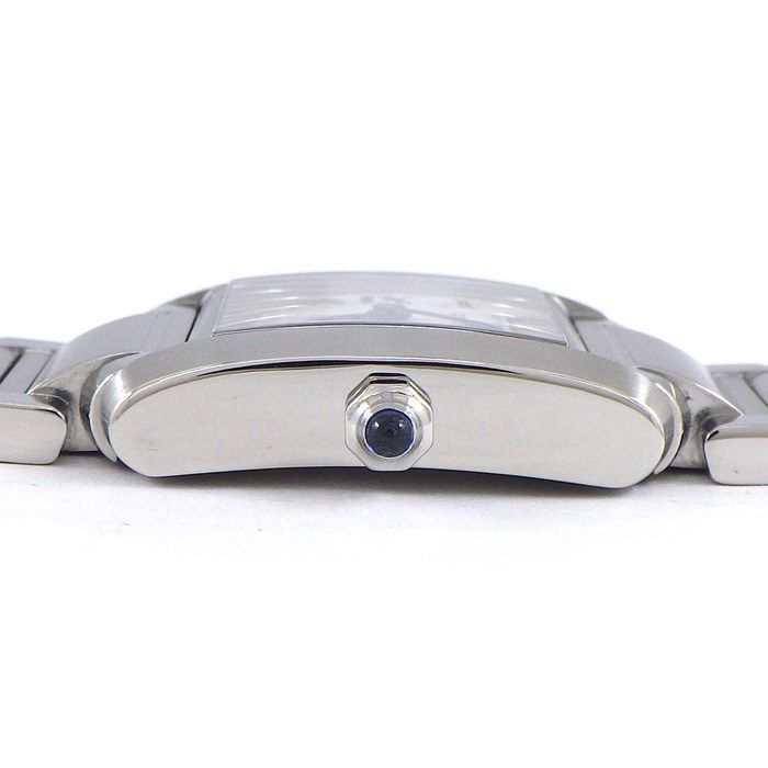 カルティエ Cartier 腕時計 タンクフランセーズSM W51008Q3 スクエア アイボリー文字盤 ローマンインデックス SS クオーツアナログ 【中古】 カルティエ Cartier 腕時計 タンク フランセーズ SM W51008Q3 スクエア
