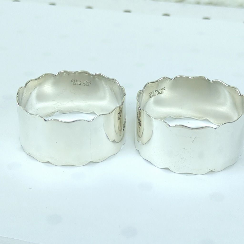 TIFFANY&Co. ティファニー ナプキンリング　スターリングシルバー　2個 TIFFANY&Co. ティファニー ナプキンリング スターリングシルバー 2個