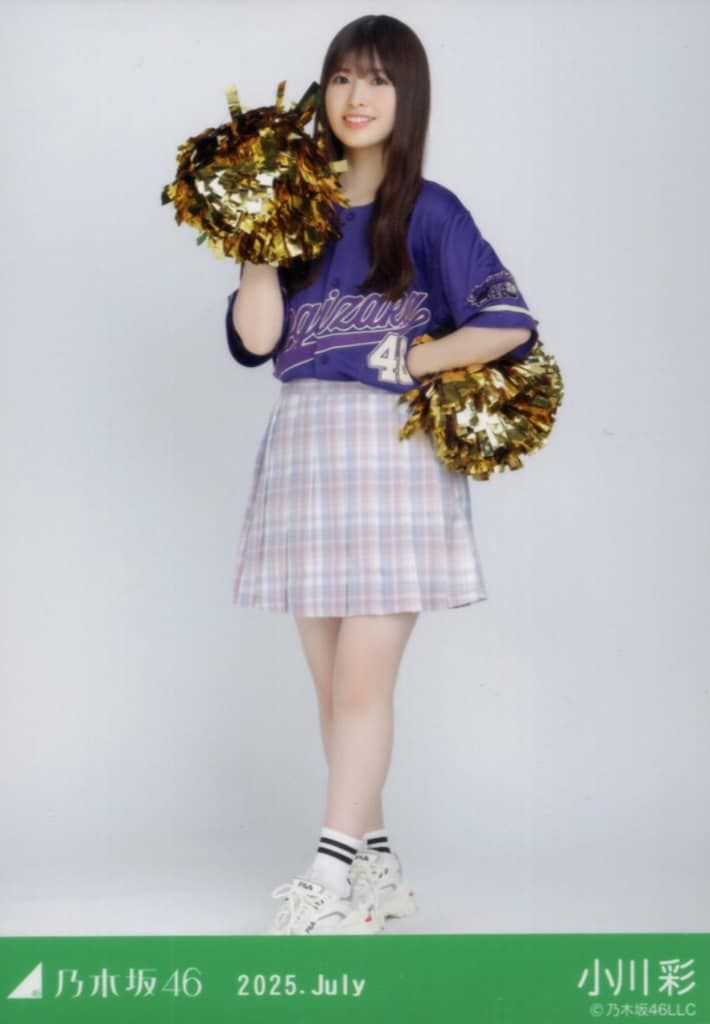 乃木坂46 WebShop限定 小川彩 2025.July ベースボールシャツ