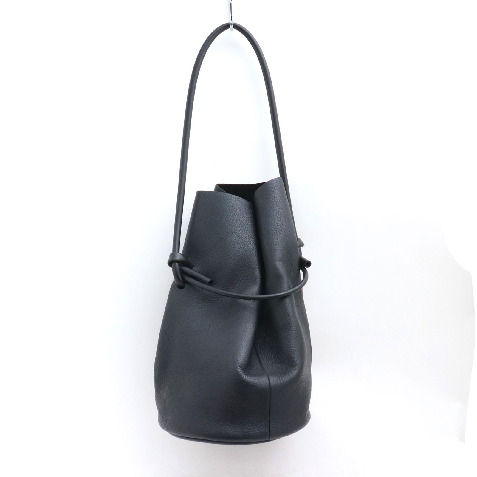 BUILDING BLOCK ブラックレザーショルダーバッグ BUILDING BLOCK レザーショルダーバッグ - メルカリ