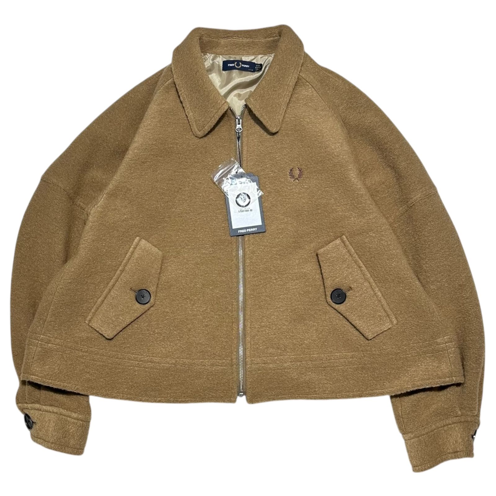 FRED PERRY(フレッドペリー) Caban Jacket ウール混 キャバン 