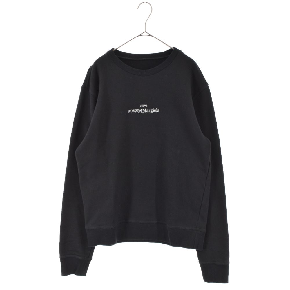 Maison Margiela スウェット リバースロゴ刺繍クルーネック 