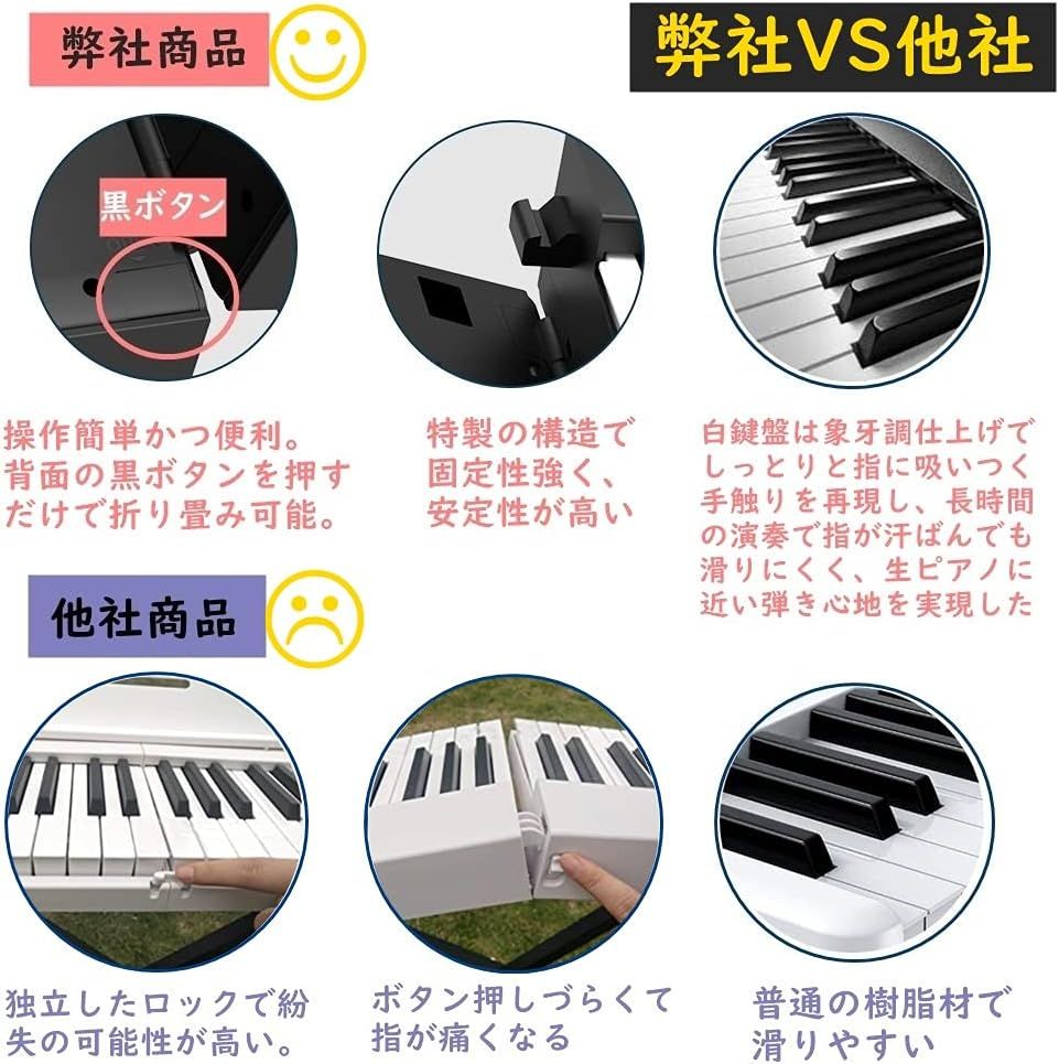 Longeye 折りたたみ電子ピアノ 88鍵盤 FOLD PRO II Longeye ロンアイ