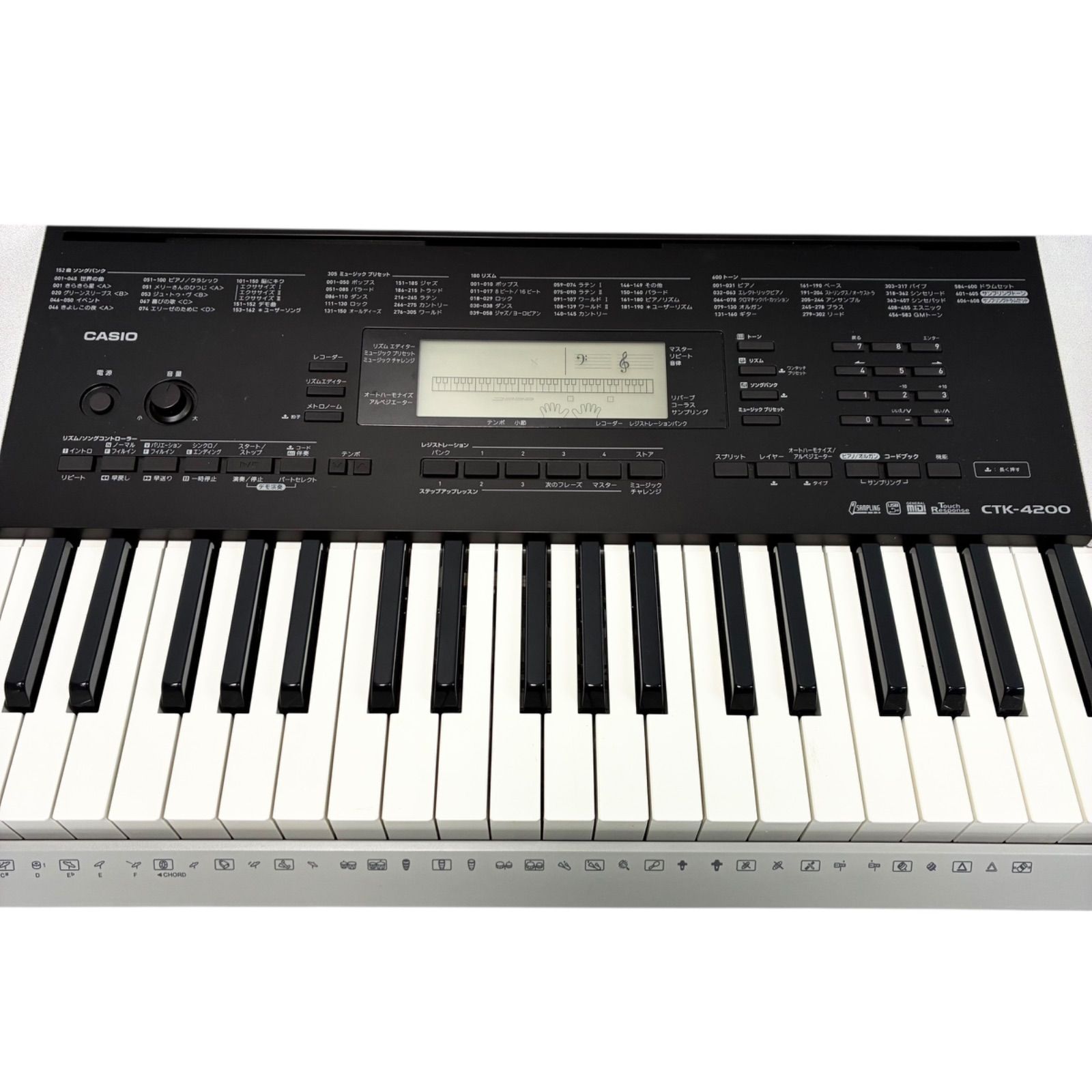 カシオ 電子キーボード 61標準鍵 ベーシックタイプ CTK-4200 CASIO CTK
