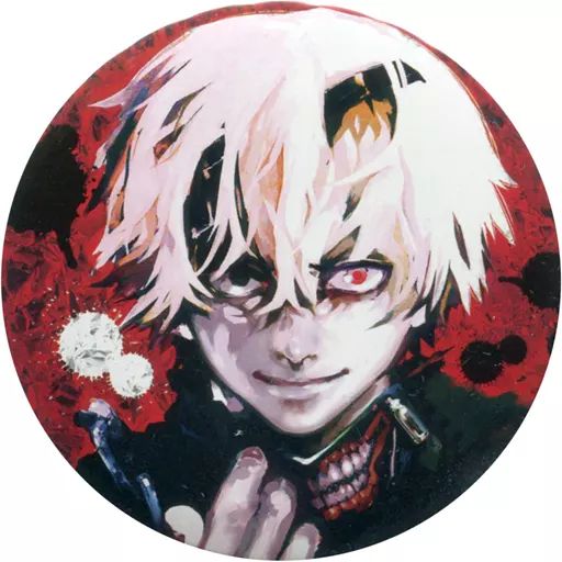 中古】バッジ・ピンズ(キャラクター) B.金木研(白髪) 「東京喰種