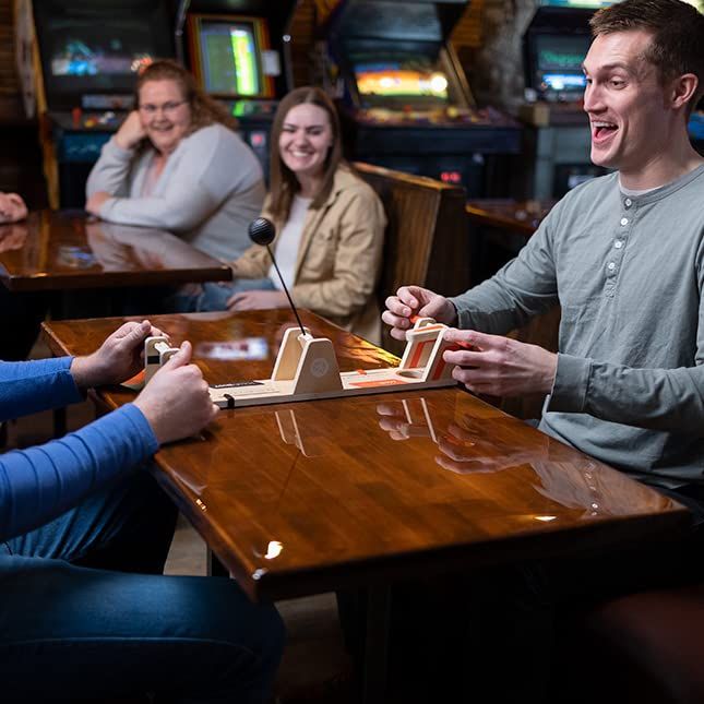 Fat Brain Toys VolleyShot 木製2人用卓上スキルゲーム 子供 大人向け