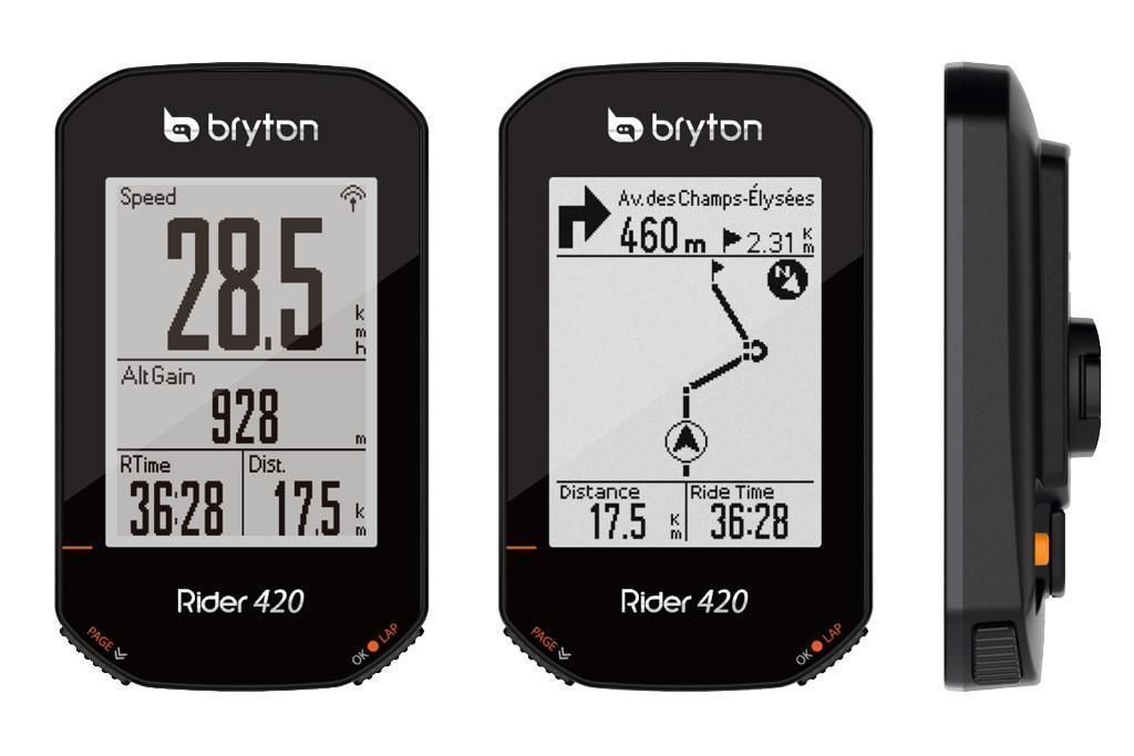 【未使用】ブライトンRider 420T GPSサイクルコンピューターセット ブライトン ライダー420T GPS サイクル コンピューターセット（日本語
