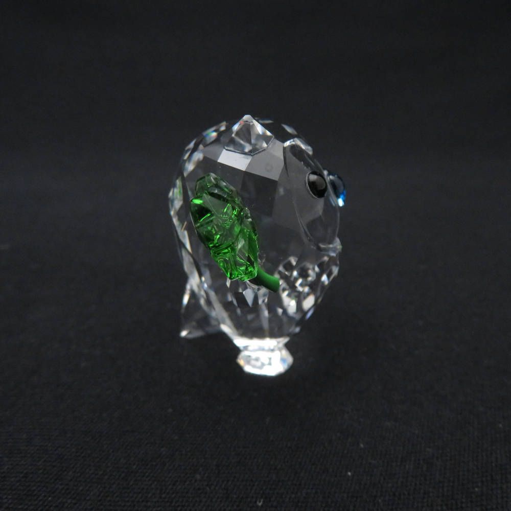 美品 SWAROVSKI スワロフスキー フクロウ HOOT-I'M SO LUCKY 四