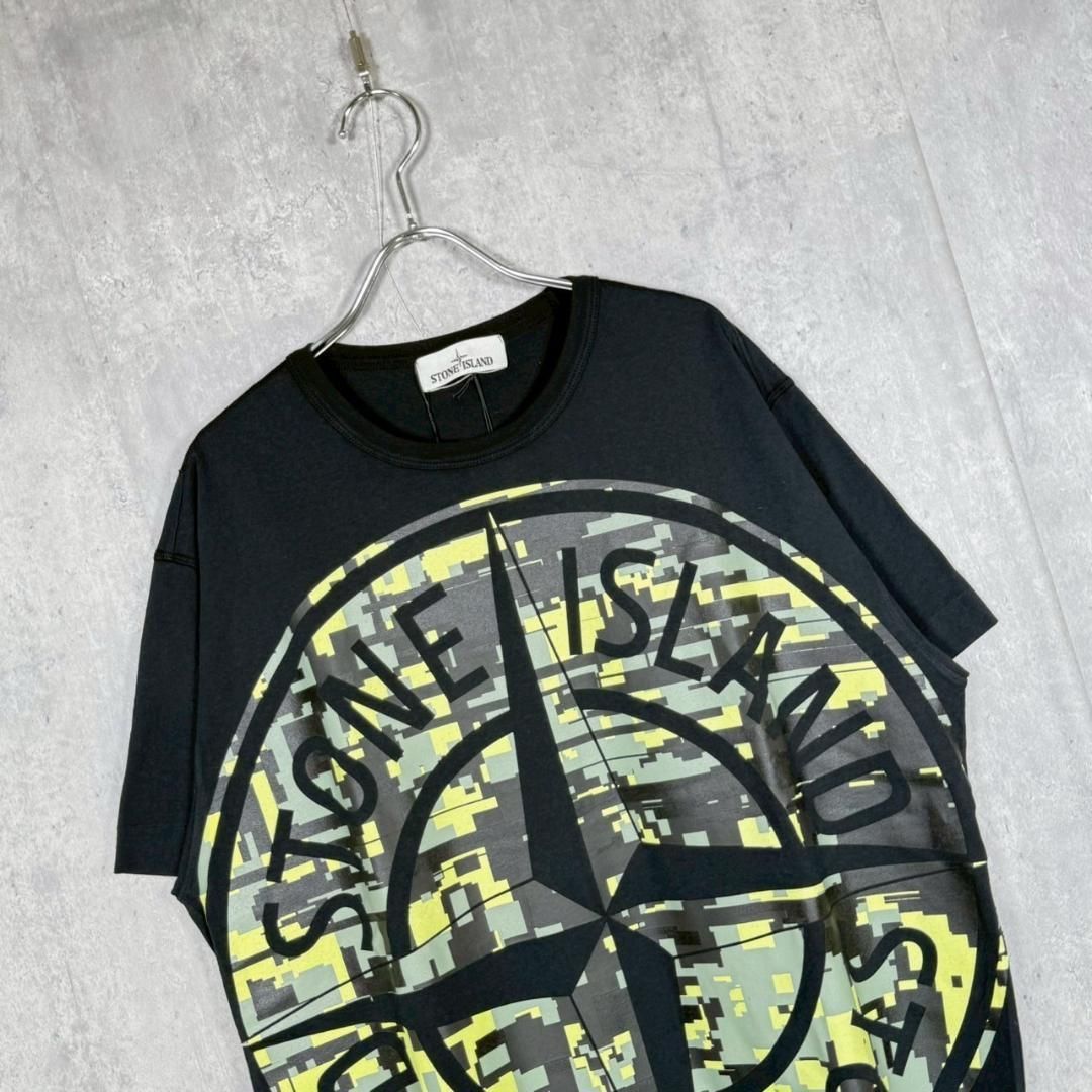 ストーンアイランド 』(XL) フロントプリント Tシャツ - メルカリ