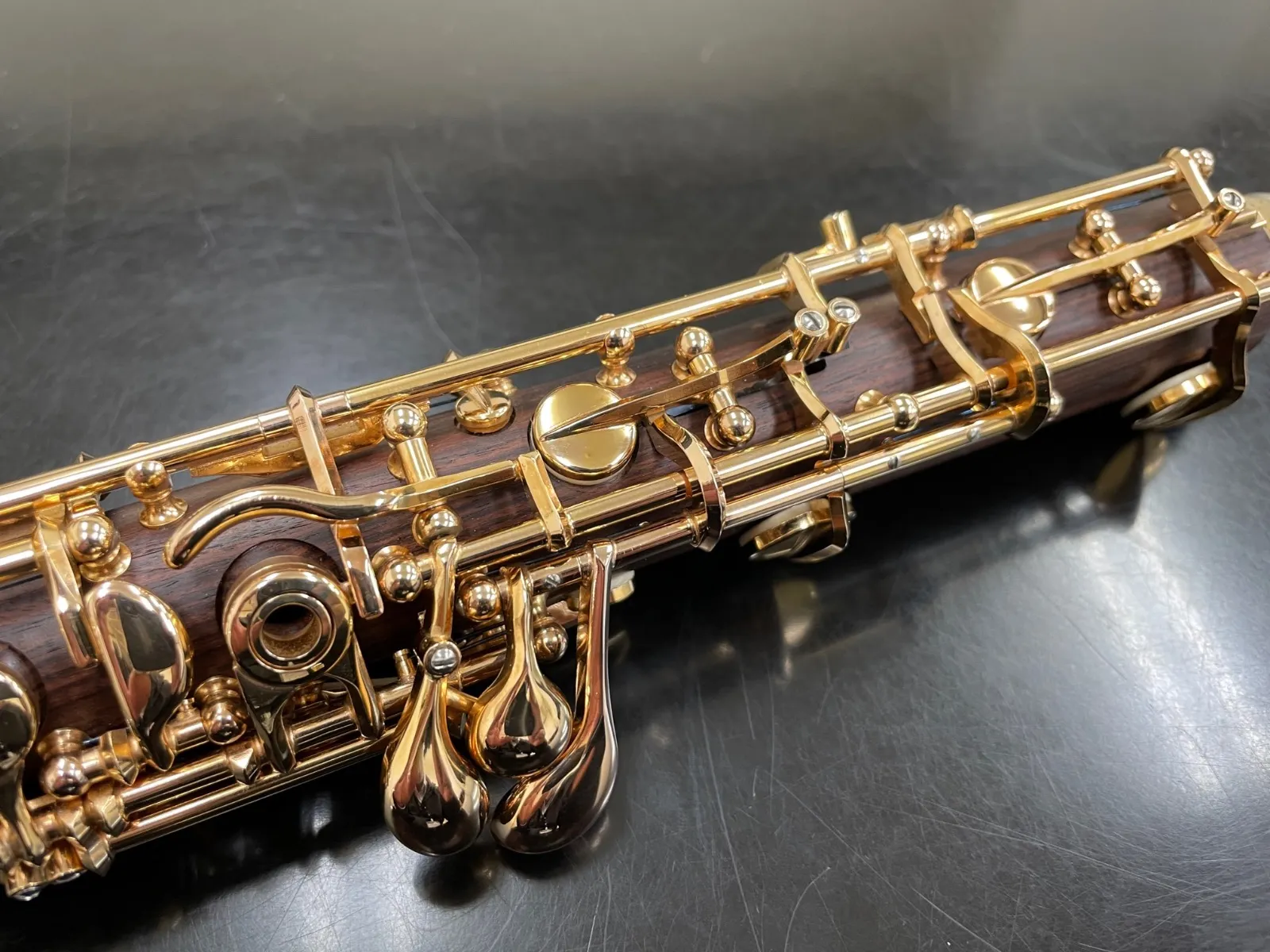 オーボエ 金メッキ 新品】オーボエ プラ管金メッキ 試奏点検済み - メルカリ