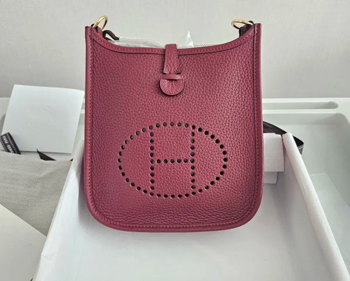 Hermes エルメス ミニ エブリン ルゼ アッシュ 金具